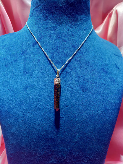 Blood Stone( bullet pendant)