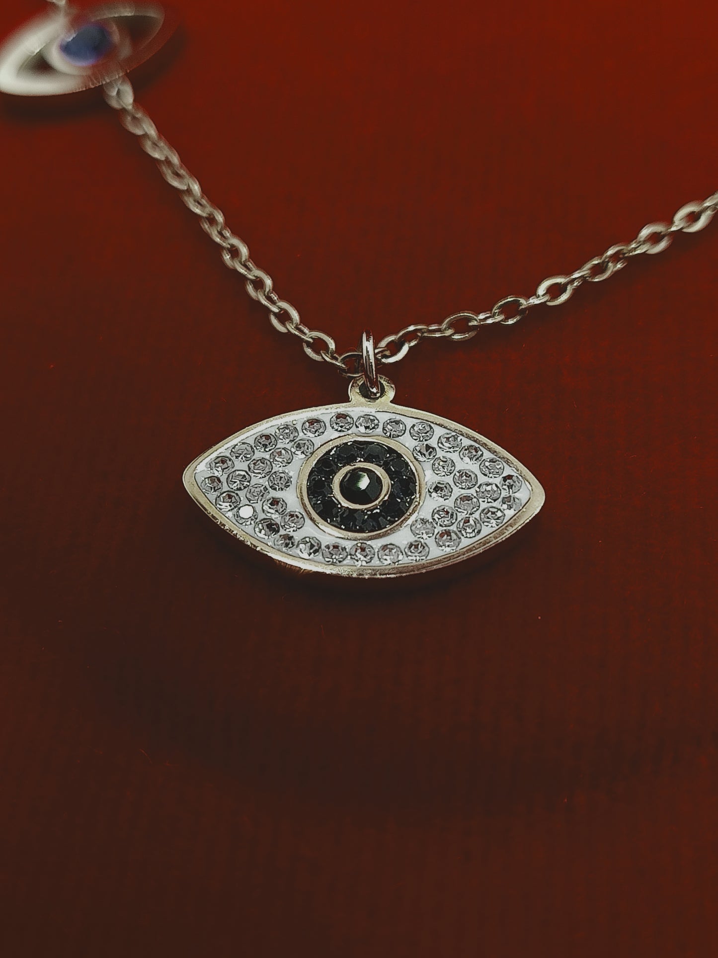 Stainless Steel Evil Eye Necklace