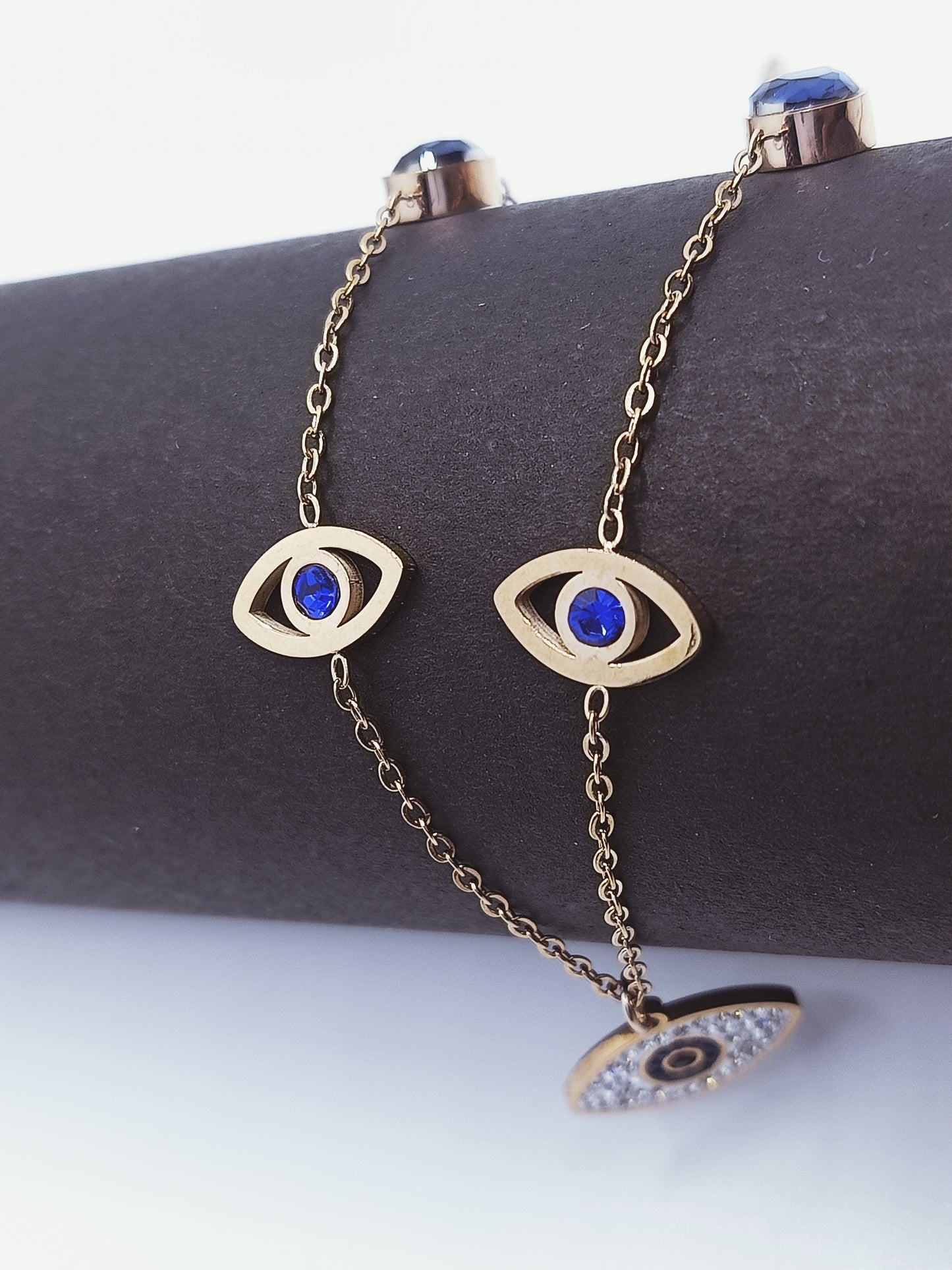 Stainless Steel Evil Eye Necklace