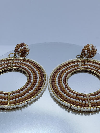 Hand-crafted Beaded Earrings