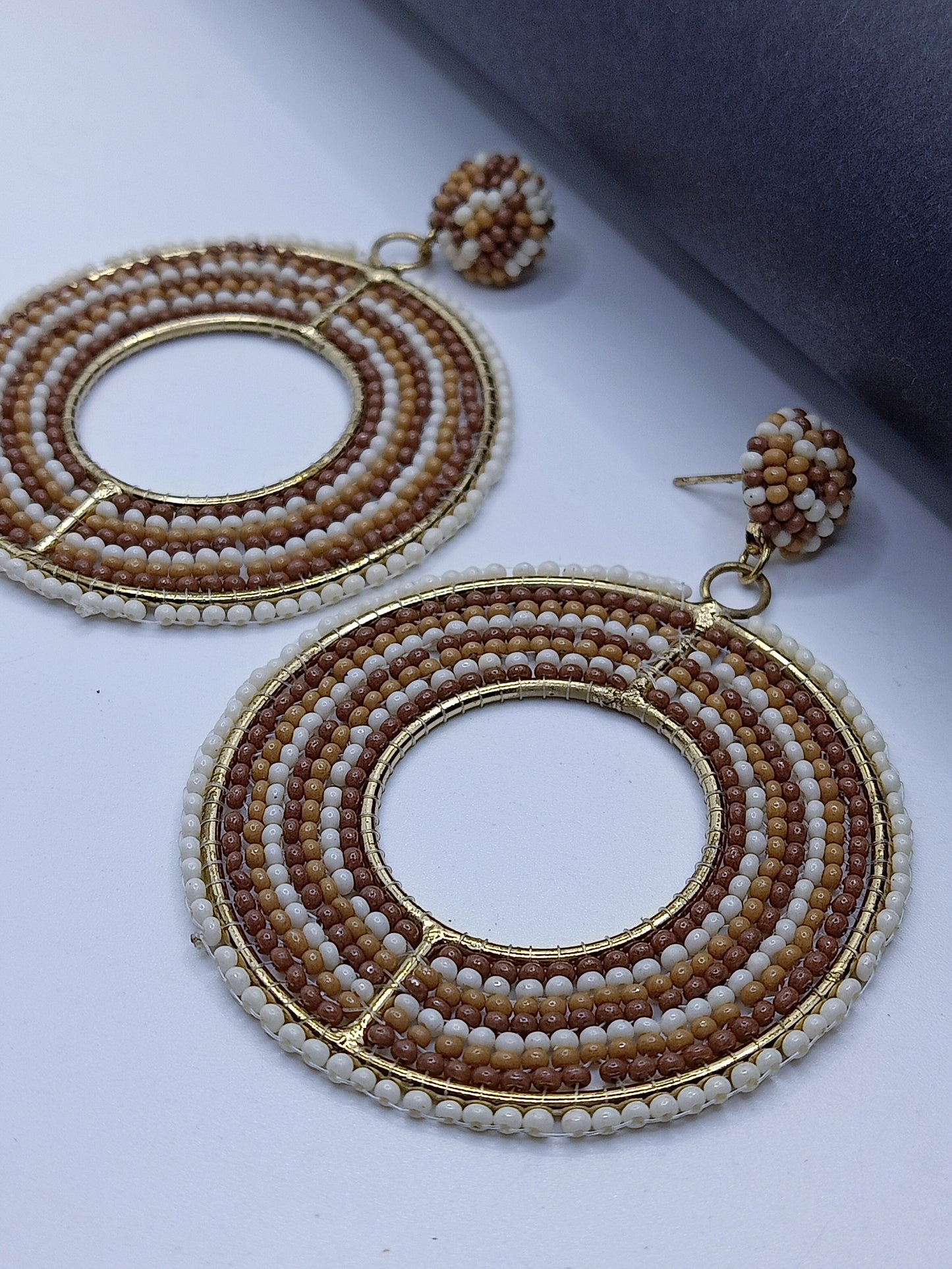 Hand-crafted Beaded Earrings