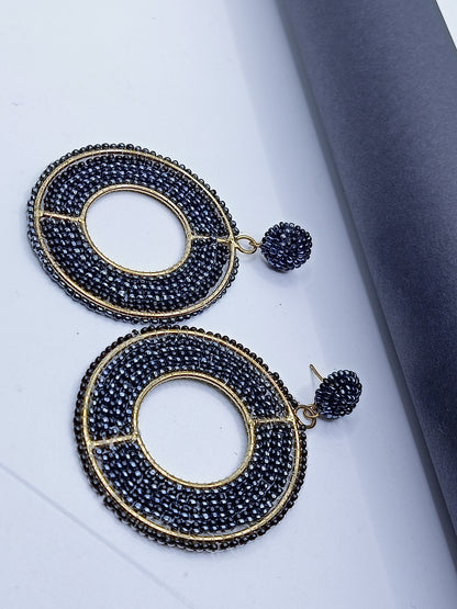 Hand-crafted Beaded Earrings