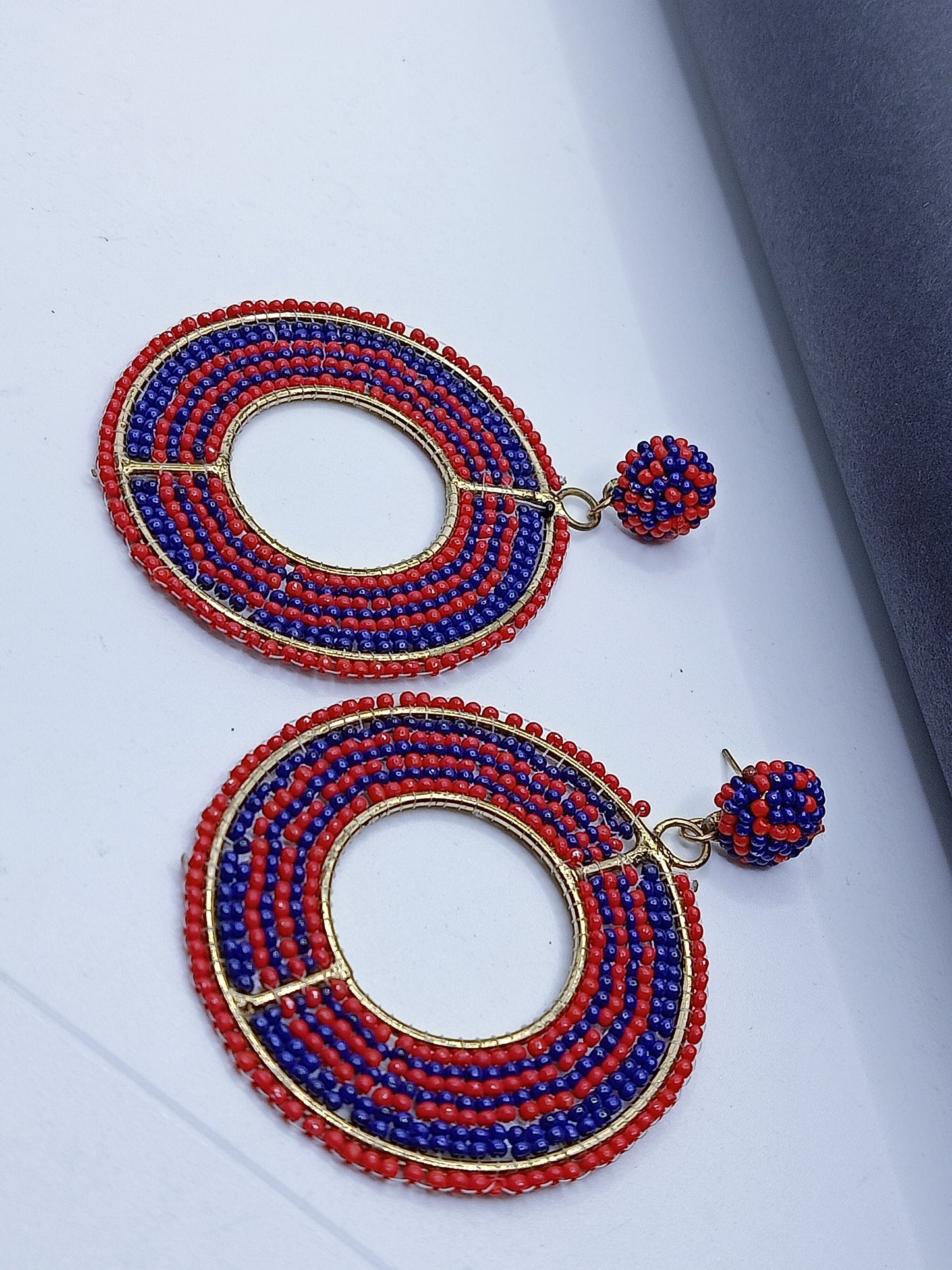 Hand-crafted Beaded Earrings