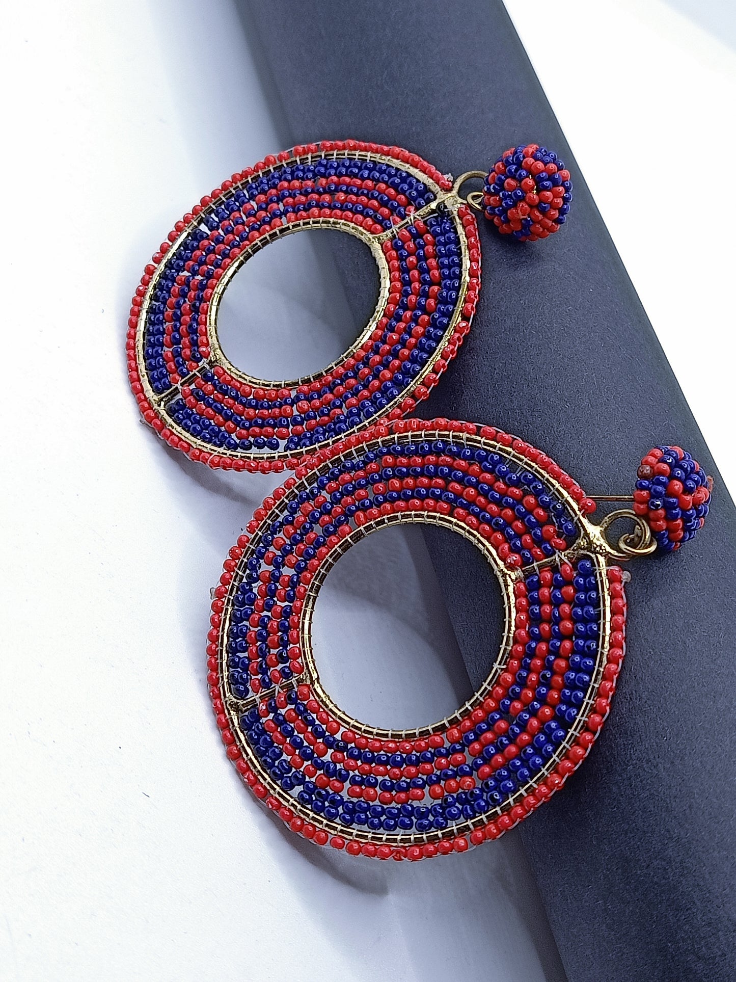 Hand-crafted Beaded Earrings