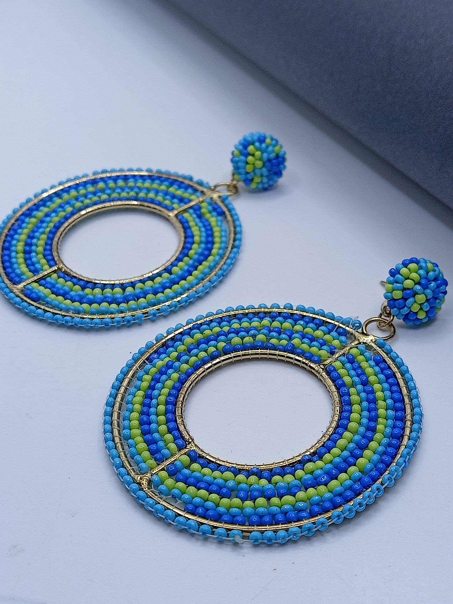 Hand-crafted Beaded Earrings