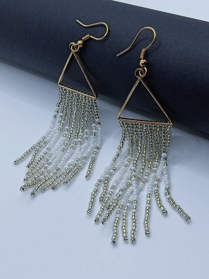 Hand-crafted Glass Beads Earrings