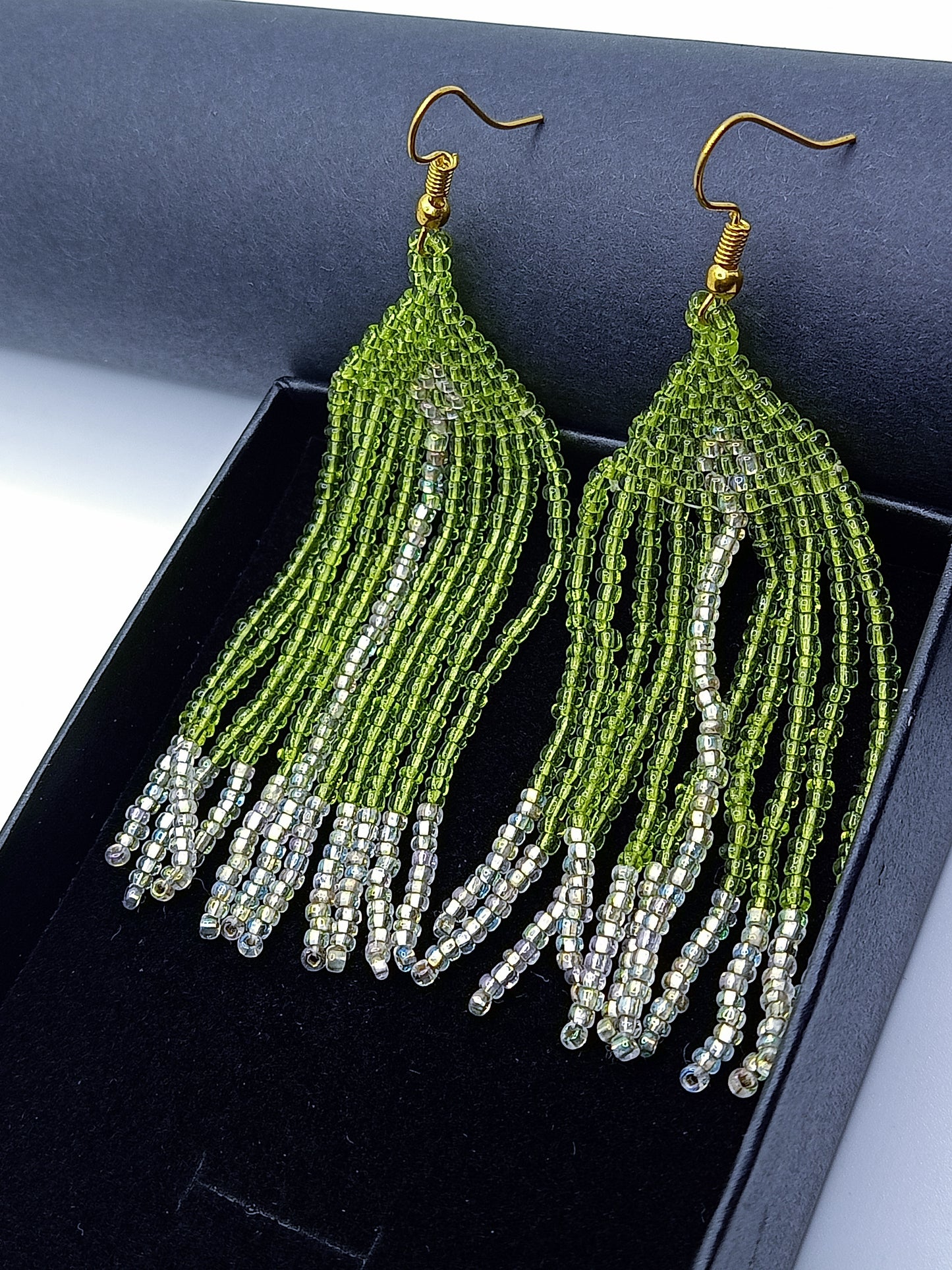 Hand-crafted Glass Beads Earrings