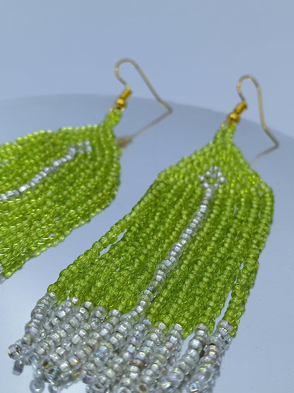 Hand-crafted Glass Beads Earrings