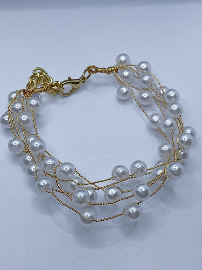 Synthetic Pearl Bracelet