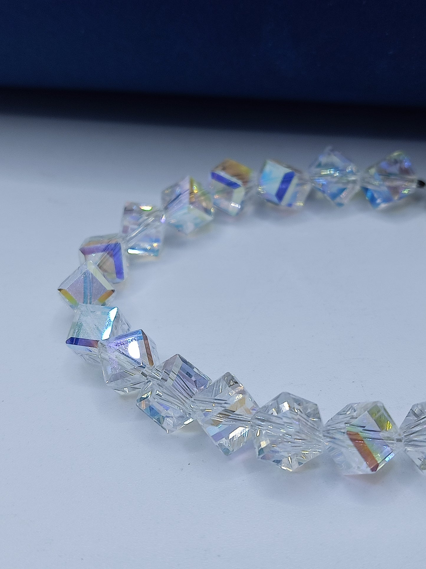 Crystal Cube Bracelet (Multi Color Shine)